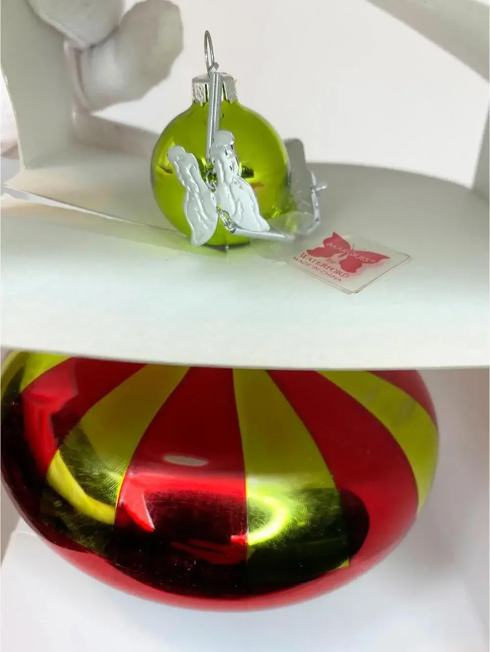 Vintage Waterford Ornament  Argento Rotunda. NOS 2004 Christmas Marquis